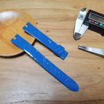 Custom-handmade-strap-for-Bvlgari-B.zero1-blue-patent-leather-watch-band-
