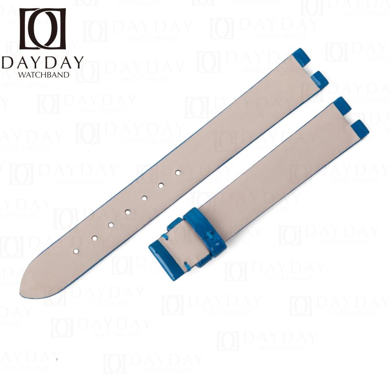 Custom-handmade-strap-for-Bvlgari-B.zero1-blue-patent-leather-watch-ban