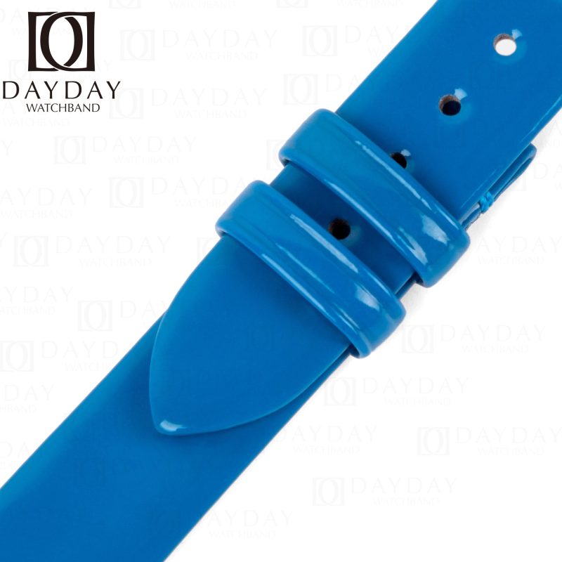 Custom-handmade-strap-for-Bvlgari-B.zero1-blue-patent-leather-watch-ban