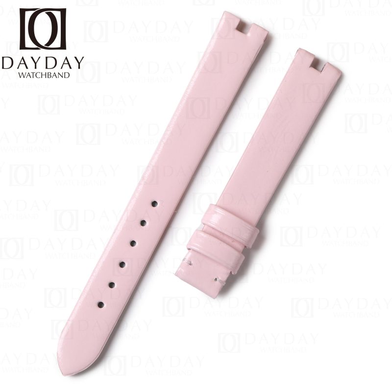 Custom-handmade-strap-for-Bvlgari-B.zero1-pink-patent-leather-watch-band