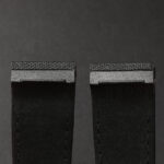 Custom handmade straps for Cartier santos 100 Midsize Large XL quickswitch nylon canvas strap Black watch band replacement for sale (1)