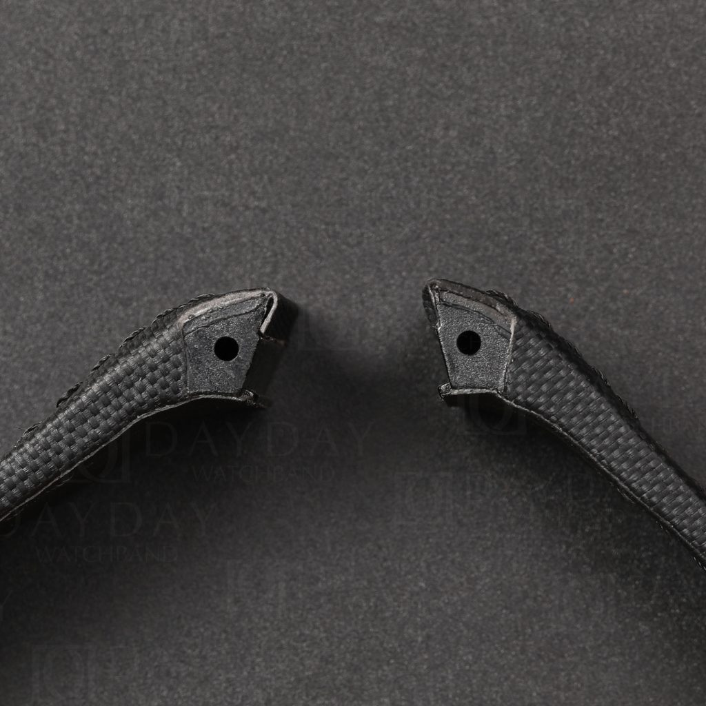 Custom handmade straps for Cartier santos 100 Midsize Large XL quickswitch nylon canvas strap Black watch band replacement for sale (2)