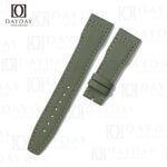 Custom replacement Olive Green Canvas Nylon watch band for IWC Big Pilot Strap (5)