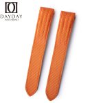 Custom replacement blue canvas nylon strap for Cartier Roadster watch band 20mm 19mm