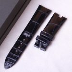 Drake Blue alligator leather watch bands for Breguet Reine