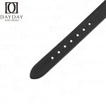Handmade Ladies Cartier Baignoire Watch band Black satin leather strap for sale
