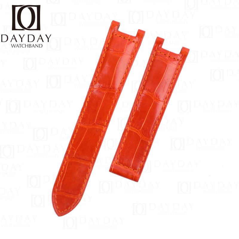 Handmade Leather Watch Band Single Folded fit for Pasha de Cartier strap