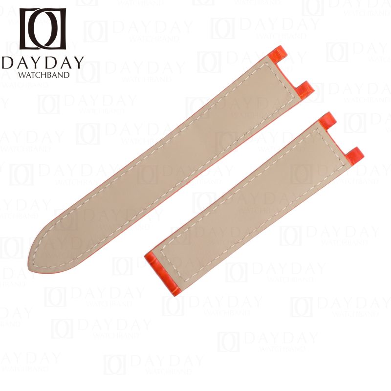 Handmade Leather Watch Band Single Folded fit for Pasha de Cartier strap
