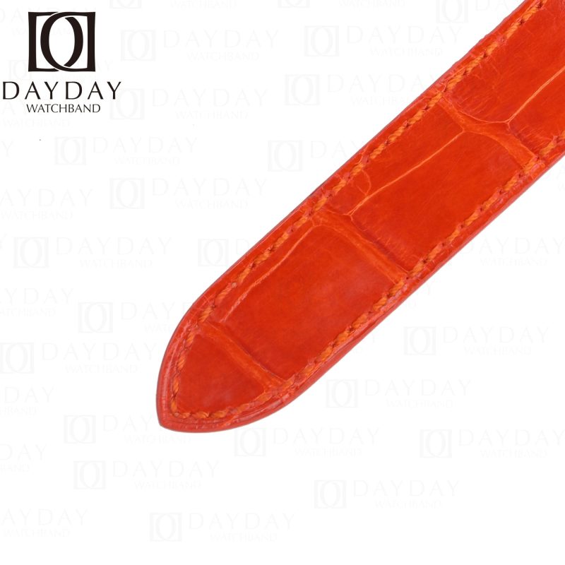 Handmade Leather Watch Band Single Folded fit for Pasha de Cartier strap