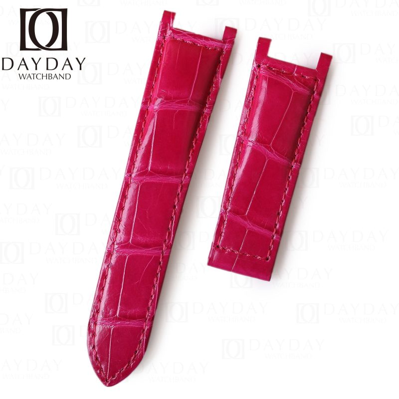 Handmade Leather Watch Band Single Folded fit for Pasha de Cartier strap