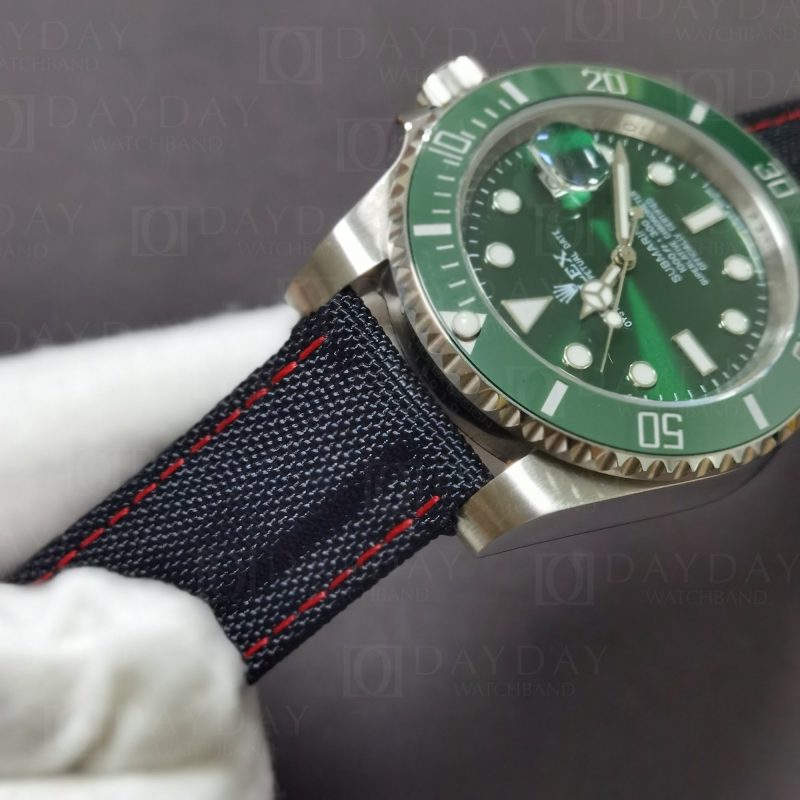 20mm-Velcro-watch-band-for-Rolex-Omega-Patek-Philippe-Blancpain-sailcloth-Canvas-nylon-strap
