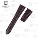 Matte Burgundy Alligator leather watch band Patek Philippe Calatrava Complications straps replacement for sale