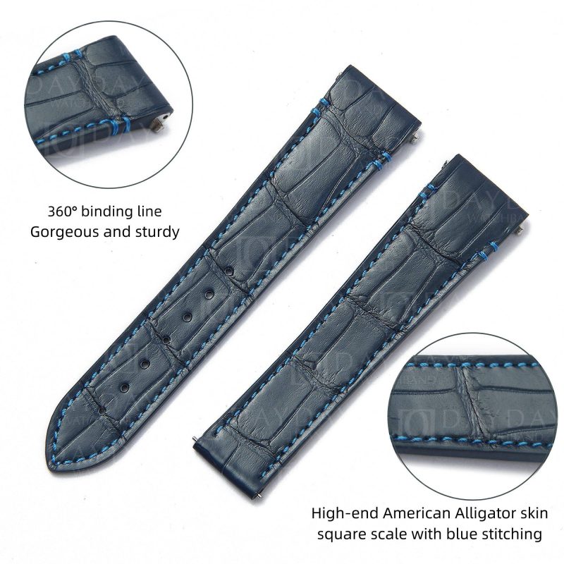 New-Cartier-Santos-Quickswitch-leather-strap-alligator-watch-band