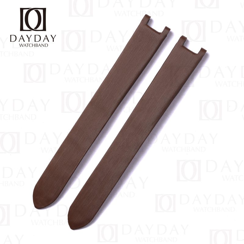Pasha De Cartier Satin Brown leather watch strap replacement watchband