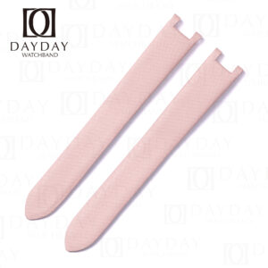Pasha De Cartier Satin Pink leather watch strap replacement watchband