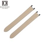Pasha De Cartier Satin black leather watch strap replacement watch band