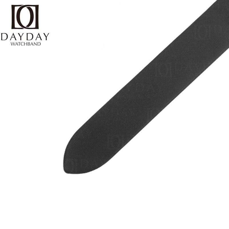 Pasha De Cartier Satin black leather watch strap replacement watch band