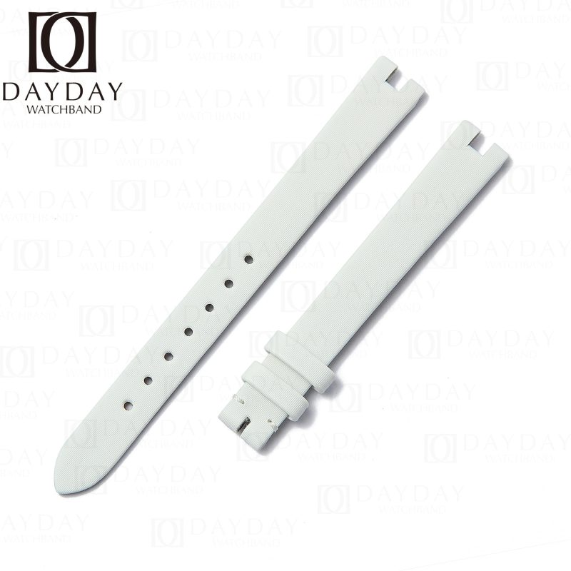 Pasha De Cartier Satin black leather watch strap replacement watch band Pasha De Cartier Satin black leather watch strap replacement watch band