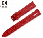 Red-Alligator-leather-watch-band-Patek-Philippe Calatrava Complications-strap-replacement-for-sale.
