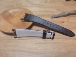 Replacement-Black-Satin-Strap-for-Patek-Philippe-Twenty-4 24 Four-watch-band