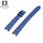 Chopard Bands For Watches Replacement-Blue-Satin-silk-strap-for-Chopard-Happy-Diamonds-ladies-watch-band
