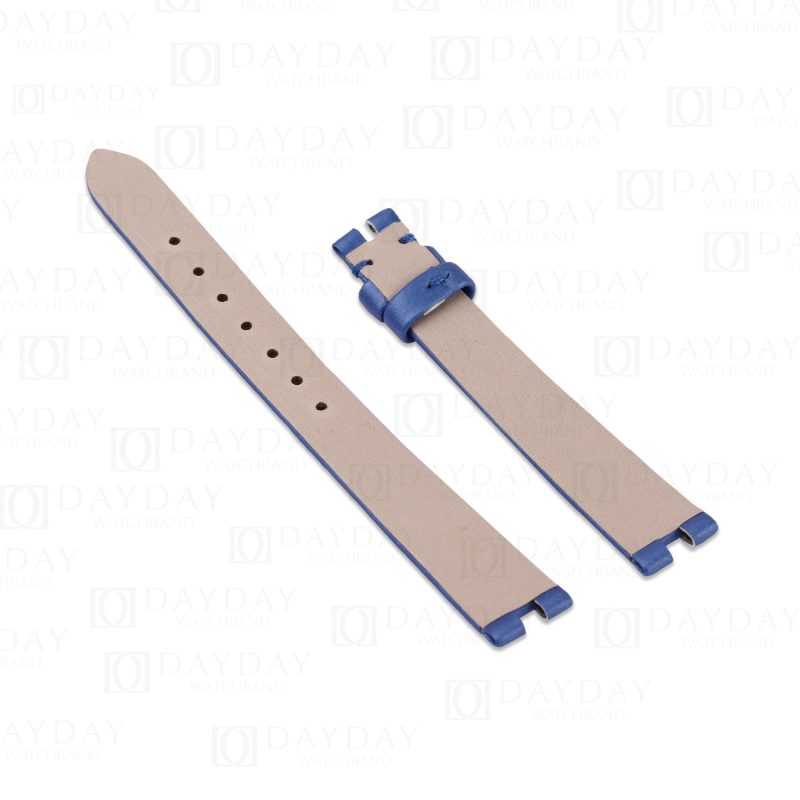Chopard Bands For Watches Replacement-Blue-Satin-silk-strap-for-Chopard-Happy-Diamonds-ladies-watch-band