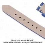 Chopard Bands For Watches Replacement-Blue-Satin-silk-strap-for-Chopard-Happy-Diamonds-ladies-watch-band