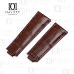 Bespoke custom Replacement Rolex Submariner 40mm 41mm best watch band Brown alligator leather 20mm 21mm for sale