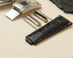 Replacement-Rolex-Submariner-watch-band-black-alligator-leather-20mm-21mm
