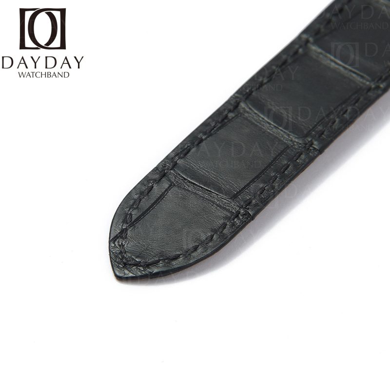 Replacement alligator leather watch strap for Cartier Calibre dive