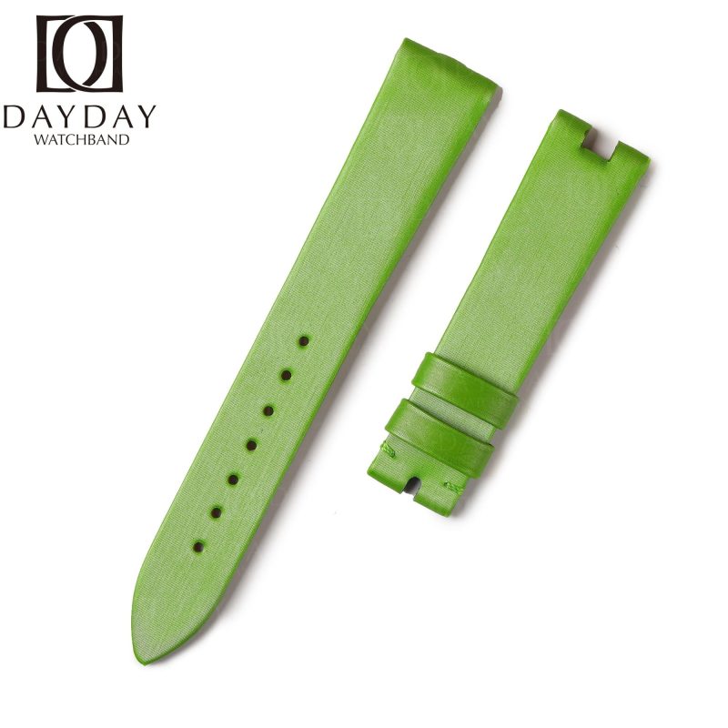 Replacement-brown-satin-leather-watch-band-for-Breguet-Reine-de-Naples-ladies-strap