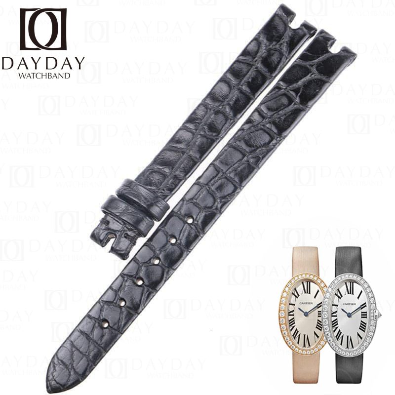 Chopard Watch Band Replacement-round-scale-alligator-strap-for-Chopard-Happy-Floating Dancing Diamonds Ladies watch-band