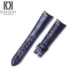 Replacement watch band Rolex Cellini Time moonphase 50505 brown Leather watch strap Genuine Alligator 20mm curved end