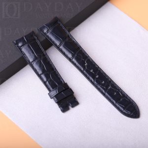 Replacement watch band Rolex Cellini Time moonphase 50505 brown Leather watch strap Genuine Alligator 20mm curved end