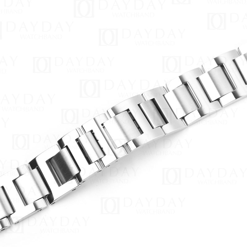 Stainless-steel-metal-watch-band-for-Cartier-Tank-Solo-strap