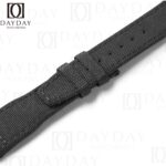 handmade black canvas watch straps watch bands replacement for IWC Pilot Top Gun Mark (2)