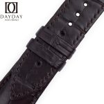 replacement custom Brown alligator leather watch band for Breguet Type XXI 3810 strap
