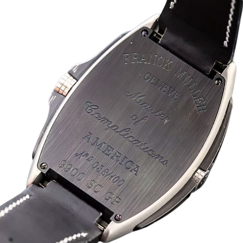 watch case back of franck muller conquistador 9900