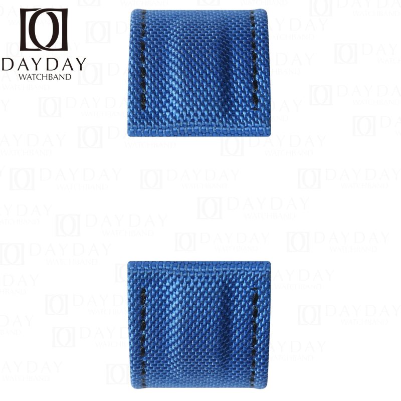 20mm 21mm 22mm Elastic watch band blue canvas nylon elastic strap for Rolex Omega Blancpain Patek Philippe straps