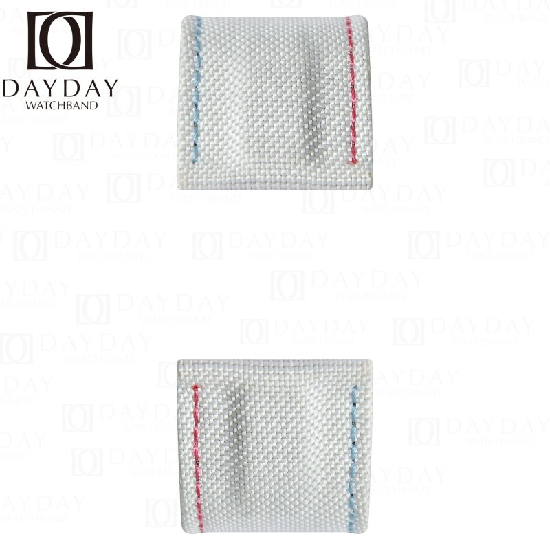 20mm 21mm 22mm Elastic watch band white canvas nylon elastic strap for Rolex Omega Blancpain Patek Philippe strap