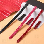 Custom Double Tour watchbands alligator leather for Hermes Cape Cod Heure H Arceau straps