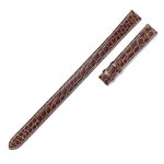 Custom Double Tour watch band brown alligator leather for Hermes Cape Cod Heure H Arceau straps