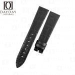 Custom black Alligator Leather watch strap for Jaeger-LeCoultre Rendez Vous - replacement watch band for sale