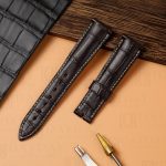 Daydaywatchband Custom genuine alligator brown leather watch strap replacement for Breguet Classique Moonphase luxyry watch
