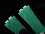 Custom green velcro watch band for Hublot Big Bang 411 replacement straps