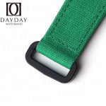 Custom green velcro watch bands for Hublot Big Bang 411 replacement strap