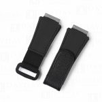 Custom handmade Black rubber nylon canvas watchbands for Richard Miller strap