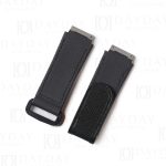 Custom handmade Grey rubber nylon canvas watchbands for Richard Miller strap (14)