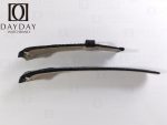 Custom handmade Replacement Black Alligator leather strap for Corum Admirals Cup watch band