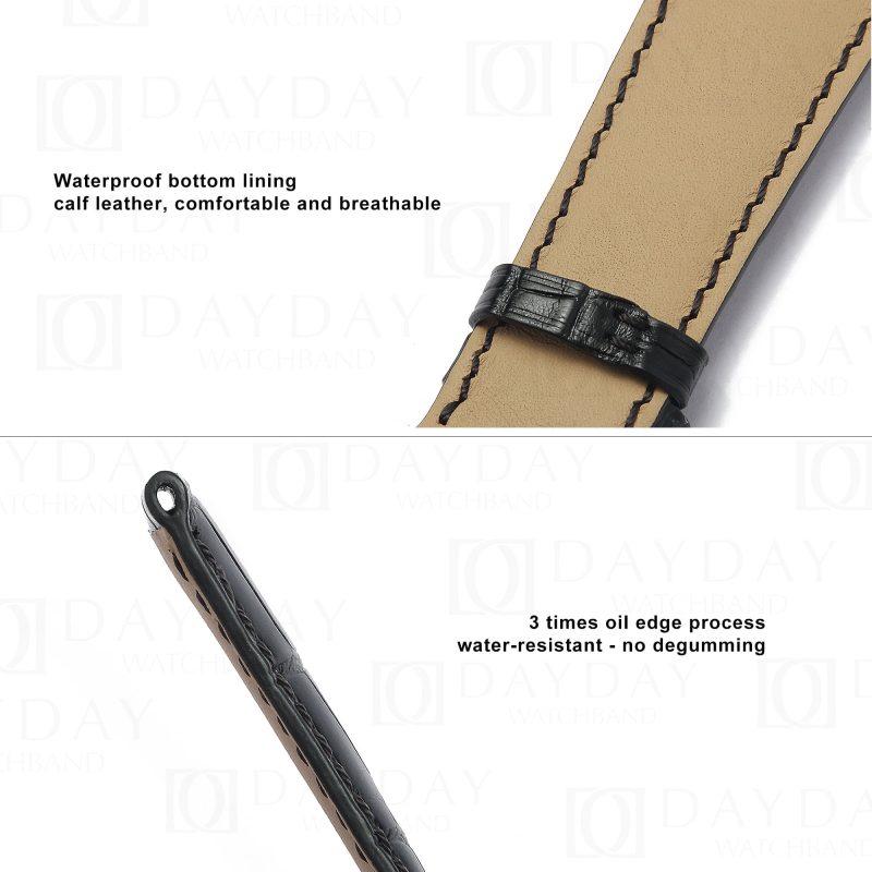 Custom handmade alligator leather watchbands for Grand Seiko straps